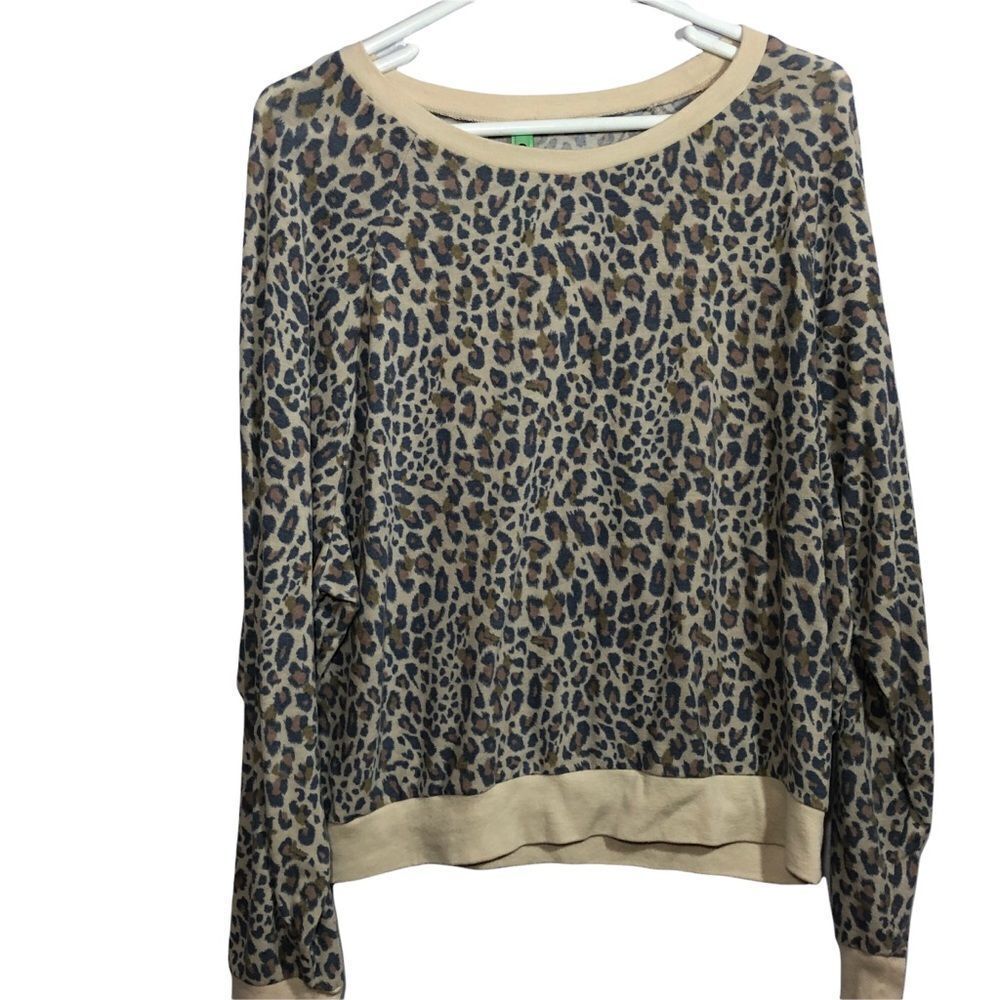 Honeydew Long Sleeve Animal Print Top